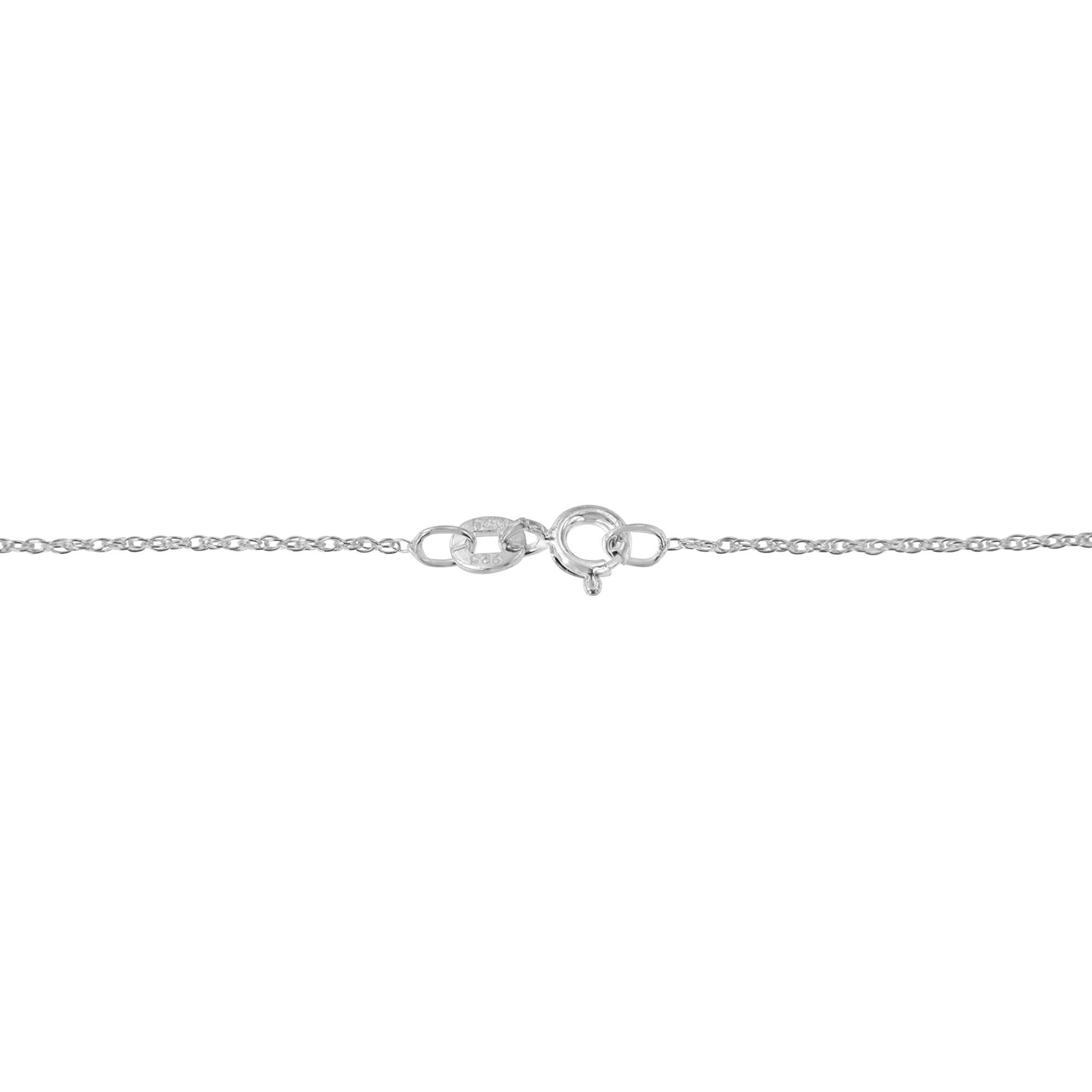 10K Gold 1/2 Cttw Round and Bagutte-Cut Diamond Teardrop 18" Pendant